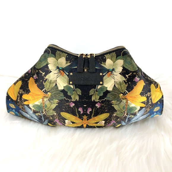 Alexander McQueen Handbags - Alexander McQueen Dragonfly De-Manta Clutch Bag